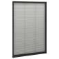 Preview: Insektenschutz-Plissee für Fenster Aluminium Anthrazit 80x160cm