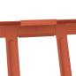 Preview: Dachschneeschild Rot 300 x 29,5 x 34,5 cm Stahl