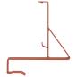 Preview: Schneewächter Unterstützung Rot 29,5 x 3 x 34,5 cm Stahl