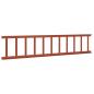 Preview: Dachschneeschild Rot 300 x 2,5 x 20 cm Stahl