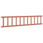 Preview: Dachschneeschild Rot 1200 x 2,5 x 20 cm Stahl