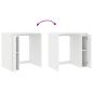 Preview: Waschmaschinen-Schrank Weiß 87 x 60 x 89 cm Holzwerkstoff