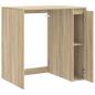 Preview: Waschmaschinen-Schrank Sonoma 87 x 60 x 89 cm Holzwerkstoff
