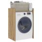 Preview: Waschmaschinen-Schrank Kunsthandwerk Eiche 67,5 x 48 x 97 cm
