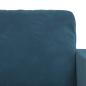 Preview: Sofa 2 pcs Blau Gesamtabmessungen: 138 x 78 x 80 cm (B x T x H)