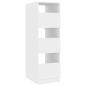 Preview: Wäscheschrank mit Speicher mit Tür Weiß Holzwerkstoff