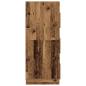 Preview: Wäscheschrank mit Speicher mit Tür Altholz Holzwerkstoff