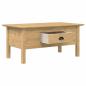 Preview: Couchtisch BODO Honigbraun 100 x 55 x 45,8 cm Holzwerkstoff