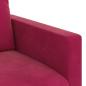 Preview: Sofa Weinrot Gesamtabmessungen: 78 x 78 x 80 cm (B x T x H)