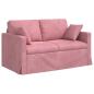 Preview: Sofa Rosa Gesamtabmessungen: 138 x 78 x 80 cm (B x T x H) Samt