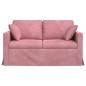 Preview: Sofa Rosa Gesamtabmessungen: 138 x 78 x 80 cm (B x T x H) Samt