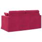 Preview: Sofa Weinrot Gesamtabmessungen: 158 x 78 x 80 cm (B x T x H)
