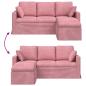 Preview: Sofa Rosa Gesamtabmessungen: 178 x 134 x 80 cm (B x T x H) Samt