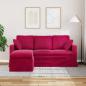 Preview: Sofa Weinrot Gesamtabmessungen: 178 x 134 x 80 cm (B x T x H)