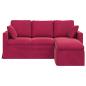 Preview: Sofa Weinrot Gesamtabmessungen: 178 x 134 x 80 cm (B x T x H)