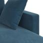 Preview: Sofa Blau Gesamtabmessungen: 178 x 134 x 80 cm (B x T x H) Samt