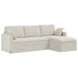 Preview: Sofa Creme Gesamtabmessungen: 228 x 134 x 80 cm (B x T x H)