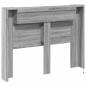 Preview: Kopfteil-Schrank mit LED Graues Sonoma 140 x 16,5 x 103,5 cm