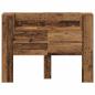 Preview: Kopfteil-Schrank mit LED Altholz Holzwerkstoff