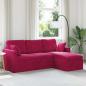 Preview: ARDEBO.de - Sofa Weinrot Gesamtabmessungen: 198 x 134 x 80 cm (B x T x H)