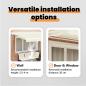 Preview: Einziehbare Markise Creme 300 x 200 cm Polyester und Metall