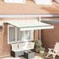 Preview: ARDEBO.de - Einziehbare Markise Creme 300 x 200 cm Stoff
