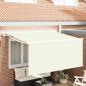 Preview: ARDEBO.de - Einziehbare Markise Creme 300 x 200 cm Stoff