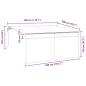 Preview: Einziehbare Markise Creme 300 x 200 cm Polyester und Aluminium
