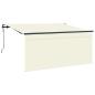 Preview: Einziehbare Markise Creme 300 x 200 cm Stoff
