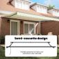 Preview: Einziehbare Markise Creme 450 x 300 cm Polyester und Metall