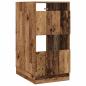 Preview: ARDEBO.de - Wäscheschrank mit Tür Altholz 50 x 68 x 102 cm Holzwerkstoff
