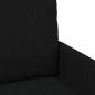 Preview: Sofas mit Kissen 55cm Schwarz Sperrholz