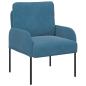 Preview: Sofas mit Kissen 55cm Blau Sperrholz