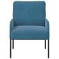 Preview: Sofas mit Kissen 55cm Blau Sperrholz
