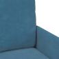 Preview: Sofas mit Kissen 55cm Blau Sperrholz