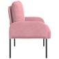 Preview: Sofas mit Kissen 55cm Rosa Sperrholz