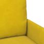 Preview: Sofas mit Kissen 55cm Gelb Sperrholz