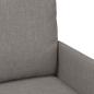 Preview: Sofas mit Kissen 110cm Taupe Sperrholz