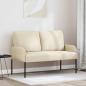 Preview: ARDEBO.de - Sofas mit Kissen 110cm Creme Sperrholz