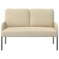 Preview: Sofas mit Kissen 110cm Creme Sperrholz
