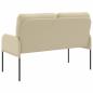 Preview: Sofas mit Kissen 110cm Creme Sperrholz