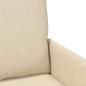 Preview: Sofas mit Kissen 110cm Creme Sperrholz