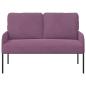 Preview: Sofas mit Kissen 110cm Lila Sperrholz