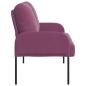 Preview: Sofas mit Kissen 110cm Lila Sperrholz