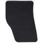 Preview: Autofußmatte 4 pcs Schwarz geeignet für AUDI Q2 Gummi