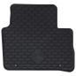 Preview: Autofußmatte 4 pcs Schwarz geeignet für Nissan QASHQAI TPE