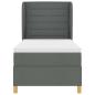 Preview: Boxspringbett mit Matratze Dunkelgrau 90x190 cm Dunkelgrau