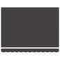Preview: Einziehbare Markise Gestreift Anthrazit 300 x 200 cm Stoff