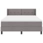 Preview: Boxspringbett mit Matratze Taupe 190 x 140 cm Polyester