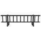 Preview: Dachschneeschild Schwarz 800 x 29,5 x 34,5 cm Stahl